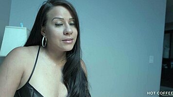 Wow, naughty stepmom seduces teen 18+ with big ass latina curves