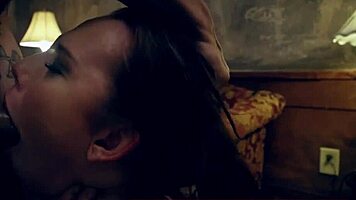 Very nice teen girl plays a chair bondage game with aidra fox