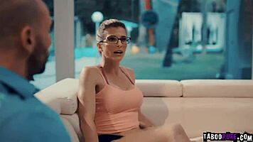 Coach Cory Chase seduces Mackenzie Moss into steamy threesome with husband.