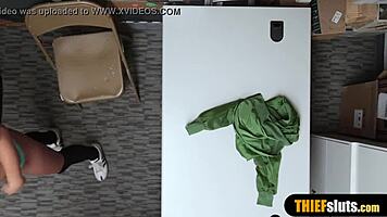 Geek chick in glasses gets fucked hard