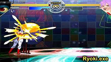 Kuromaru battles Lilith in intense fighter clash