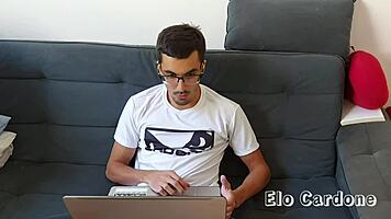 Husband Pays Rent with Wife's Pussy: Deepthroat and Blowjob