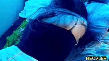 i get interrupted and strip naked for my friend during crossdressing anal sex