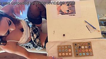 Hey, Check This Cheating Milf Teasing Naked Guy!