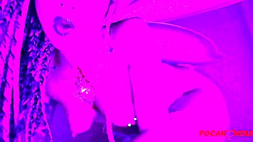 Young brazilian girl performs anal on big ass with glass dildo in victorious halloween private cam