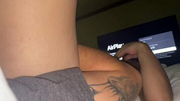 Nurse licks shaved pussy intensely during brutal cunilingus session with brunette amateur