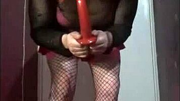 Mark Wright, bisexual crossdresser, craves real cock over dildo for ass-to-mouth play