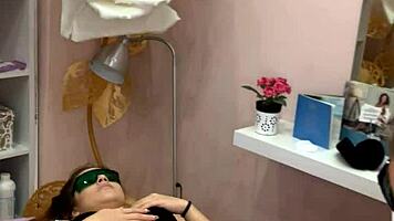 Ritafox's laser depilation session showcases her horny teen redhead ass in close-up webcam reality.