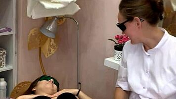 Ritafox's laser depilation session showcases her horny teen redhead ass in close-up webcam reality.