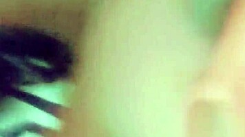 Submissive slut fucks father-in-law's big black cock.