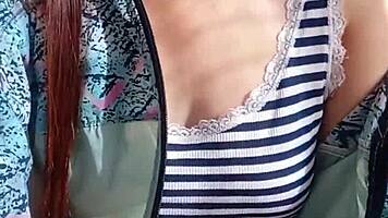 milet the argentinian presenter feels sexy intimacy.