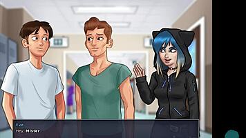 hot asian teacher in summertime saga wants to see that monster cock