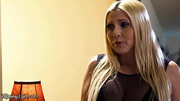 Laney grey rides bestie's face with stepmom's help