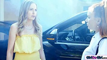 Big Boobs Nurse Facesitted by Neighbor in Wild Encounter