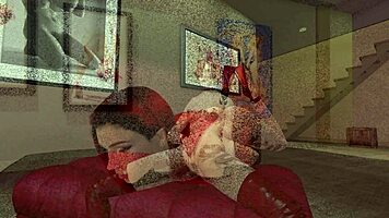 Fox Harker Teases Her Redhead Pussy in Second Life Masturbation Scene