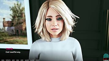 spending some alone time with sweet rebecca in college roleplay 😏