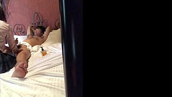 Did I Make This Young 18+ Asian Amateur Delivery Health Girl Horny Enough for a Forbidden Creampie?