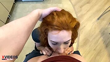 Fucked my redhead girlfriend's big ass and creampied her! 😍