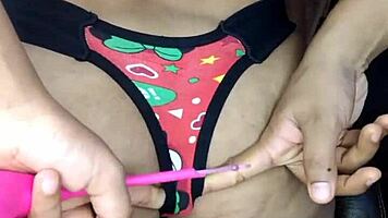 A Sexy Teen Girl Poses Attractively and Confidently in the Scene