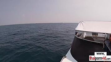 does your asian girlfriend get fucked raw by her boyfriend outdoors