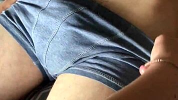 Playing with my boyfriend's toy so my girlfriends get jealous.