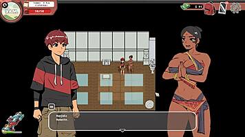 In Spooky Milk Life, the Indian yoga teacher says, 'Give me that bukkake!'