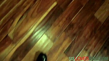 practicing on step sister's shaved pussy with daphne dare in teen fantasy