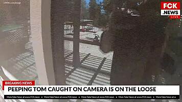 Creepy intruder caught on hidden cam in shocking home break-in.