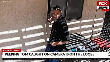 Creepy intruder caught on hidden cam in shocking home break-in.