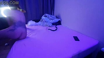 Naughty white girl gets pussy fucked by daddy, then ass to mouth orgasm