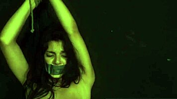 Strapon Domination of Sissy in Extreme Petite Tattooed Sex Scene