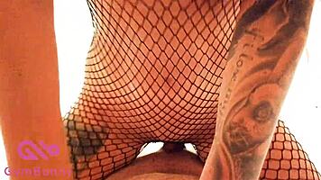 Shopping on Reeperbahn Turns Wild - Fucked in Net Catsuit After Purchase