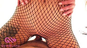 Shopping on Reeperbahn Turns Wild - Fucked in Net Catsuit After Purchase