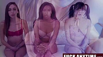 Sex Addicted Teen 18+ Fucks Hypnotist in Wild Gangbang