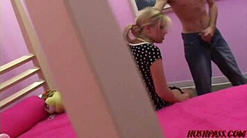 I-I got my first raw face fucking from Aubrey Addams with monster cock