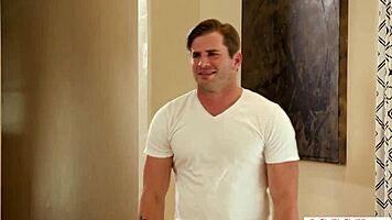 Petite Wife Delivers Blowjob to Husband and Neighbor in Wild Group