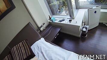 Pretty babe gets pussy pounded for money