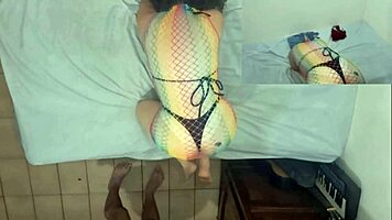 Pov - Huge Booty Amateur Raw Anal Pounding And Creampie