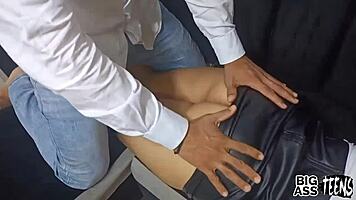 incredible sex with my stepdad when we're alone at home!