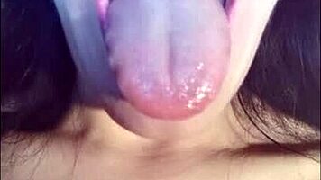 cute teen 18+ dominates with dirty talk in her pretty mouth hd