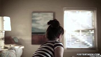 karlee grey and allison rey confront stepdad in intimate old and young encounter