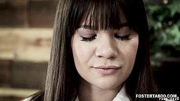 karlee grey and allison rey confront stepdad in intimate old and young encounter