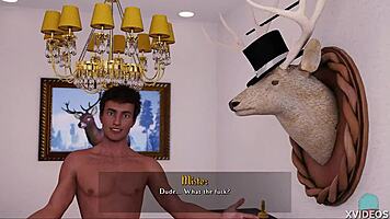 Mysterious Rose swallows a load of cum in Being a Dik 154.