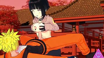 Hinata And Naruto Engage In Futanari Hentai Adventures With Intense Blowjobs And Cumshots.