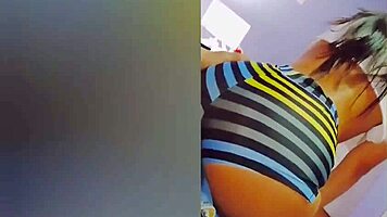 i fucked my big-ass latina cousin right after she got back from the gym in pov