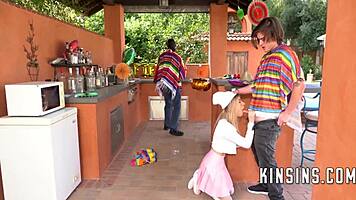 Demi Hawks Celebrates Cinco de Mayo With Stepbrother