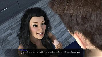 Stepsister camgirl handles big cock