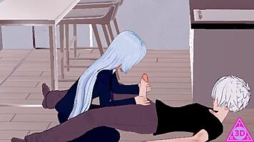 i ride miwa's petite body, feeling her small tits as she blows and jerks me to cumshot