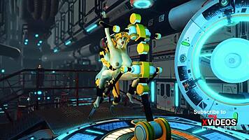 Horny cute cuffed young brunette sucks big cock deepthroat and gets fucked anal