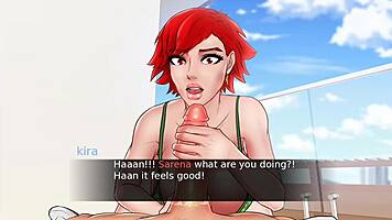 Confined with Goddesses Cap 19 - Sexy Chica Hace Mamada y Mejor Amiga Paja